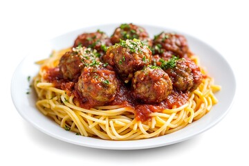 spaghetti with meatballs
