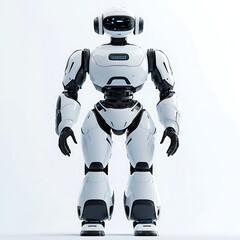 Futuristic Robot Design: Captivating image of an advanced, futuristic robot, blending cutting-edge technology with innovative design.