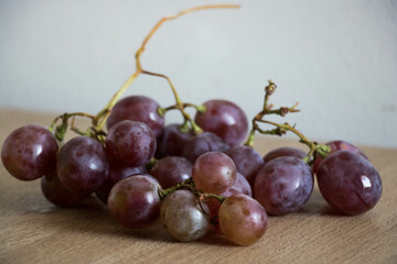 Racimo de uvas frescas