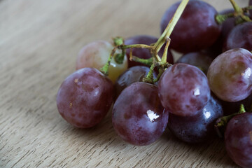 Racimo de uvas de cerca