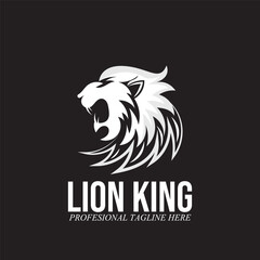 lion king vector logo icon templater illustration template design
