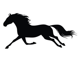 Horse silhouette