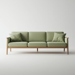 Fototapeta premium Modern living room with sofa, sofa, furniture, interior, couch, leather, room, home, comfortable, wall, design, relax, luxury