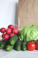 fresh vegetables on the table