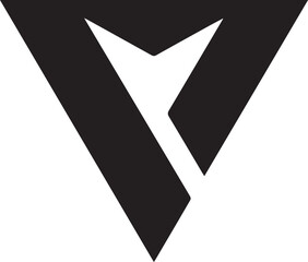 Amazing V letter logo