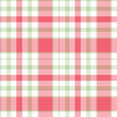 Iridescent light grey green and Light white Seamless Tartan Textile Design