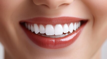 Fototapeta premium Radiant Smile of a Healthy Female