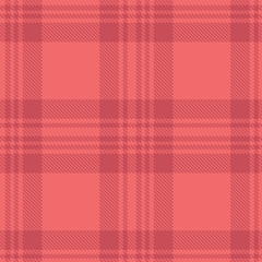 Highland coral pink Tartan patterns fabric texture. Elegant Highland dusty red Seamless Tartan