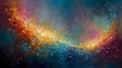 Obraz premium abstract blue background, ai generated