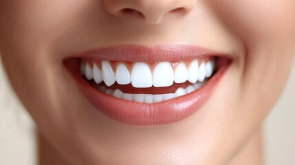 Fototapeta premium Radiant Smile with Shining White Teeth