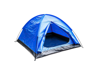 Blue camping tent