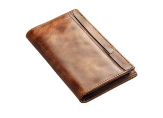 Brown checkbook
