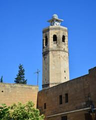 Obraz premium The Grand Mosque in Sanliurfa, Turkey, was built during the Ottoman period.