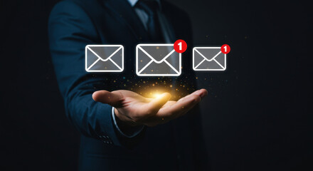 Obraz premium Email Marketing Magic: Boost Engagement & Conversions! Unlock Digital Success with New Messages, Strategy & Inbox Mastery Today!