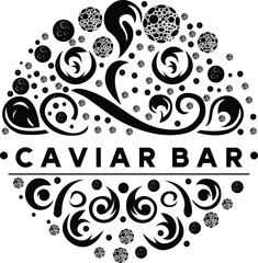 Caviar Bar logo design