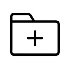 add folder  vector flat icon