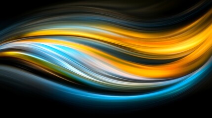 Abstract Flowing Colors Design (1)
