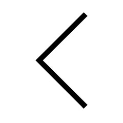 angle double left  vector flat icon