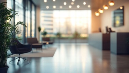 Modern Office Lobby Interior Design