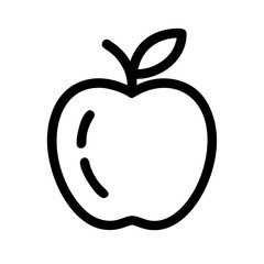 apple whole  vector flat icon
