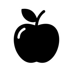 apple whole  vector flat icon