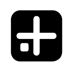 Obraz premium apps add vector flat icon