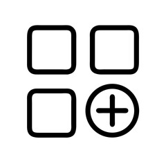 apps add  vector flat icon