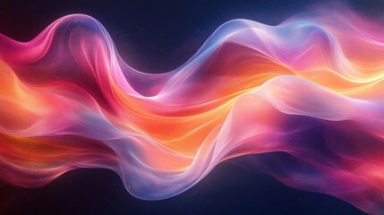 Obraz premium Abstract swirling vibrant colors