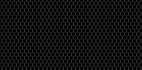 Honeycomb pattern with hexagon mesh. Texture bee comb grid. Flat vector illustration isolated on background.