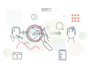 Dengue Fever (DENV) - Progress  - Stock Illustration