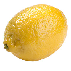 Zesty Yellow Lemon: A single, vibrant lemon, its bright yellow peel glistening under the light, embodies freshness and the essence of citrus flavor.