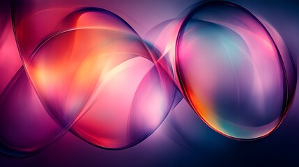 Obraz premium Abstract flowing shapes