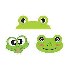 frog vector logo icon illustration template design