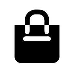 bags shopping glyph  vector flat icon