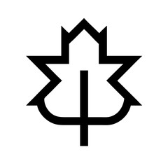 bahai glyph  vector flat icon