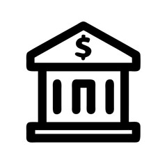 bank  vector flat icon