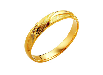 Gold engagement ring