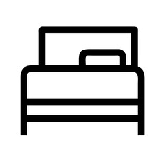 bed  vector flat icon