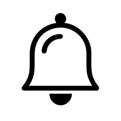 bell ring  vector flat icon