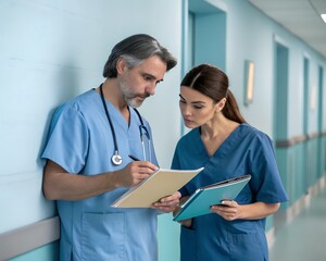 doctor and nurse in hospital