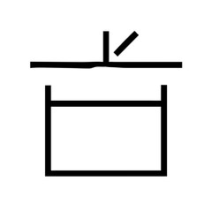 box alt  vector flat icon