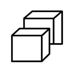 boxes  vector flat icon