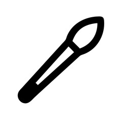 brush  vector flat icon