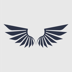 wing logo and vector template
