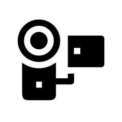 camcorder  vector flat icon