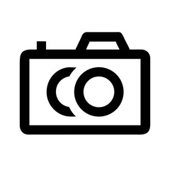 camera  vector flat icon