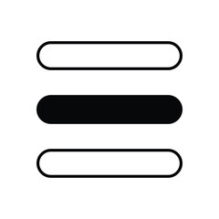 Obraz premium MENU vector icon stock illustration