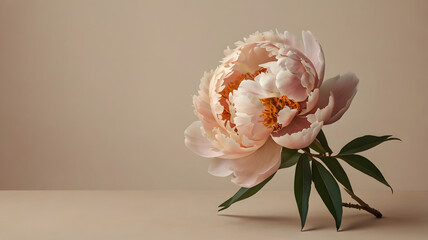 Fototapeta premium pink rose in vase