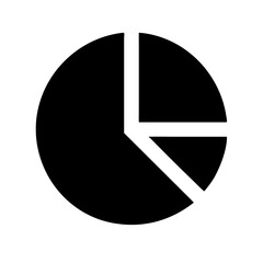 chart pie  vector flat icon