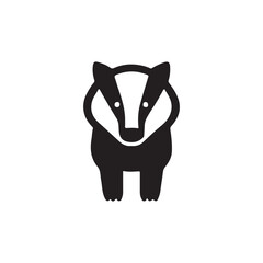 Badger Head Minimalist Icon